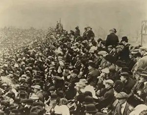 Lcgr1805 Prints: American football spectators at a college game in 1907 (BSLOC_2018_4_174)