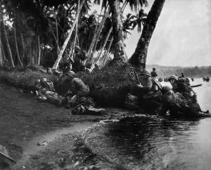 Beaches Prints: American invasion of Rendova Island