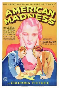 Films By Frank Capra Prints: AMERICAN MADNESS, background, Kay Johnson