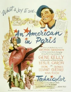 Striped Shirt Prints: AN AMERICAN IN PARIS, Leslie Caron, Gene Kelly, 1951