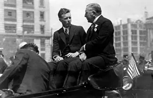 Brooklyn Prints: American pilot Charles Lindbergh