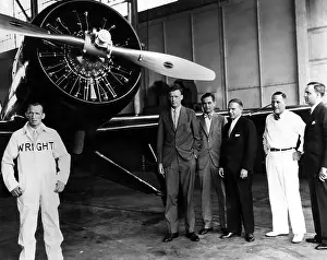 Frank Prints: American pilot Charles Lindbergh