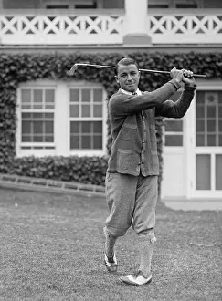Golf Prints: American professional golfer Gene Sarazen, 1922. (BSLOC_2015_17_121)