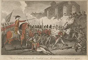 Wall Prints: American Revolution, Battle of Concord, April 19, 1775