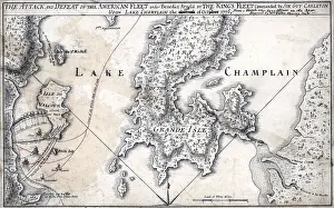 Images Dated 1st December 2008: The American Revolution. The Battle of Valcour Island