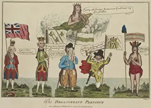 Netherlands Prints: American Revolution. The Belligerent Plenipos