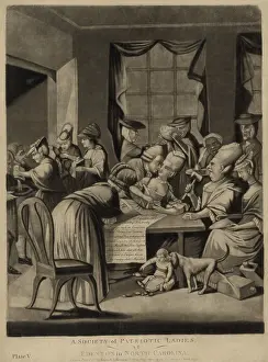 Imperialism Prints: American Revolution. British political cartoon entitled