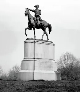 Greene Prints: The American Revolution. An equestrian statue of Major General Nathanael Greene at Stanton Square in Washington