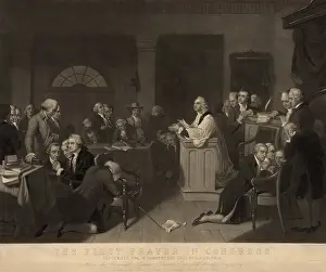 Clergy Prints: American Revolution, First Continential Congress, Philadelphia, Sept. 5, to Oct. 26, 1774