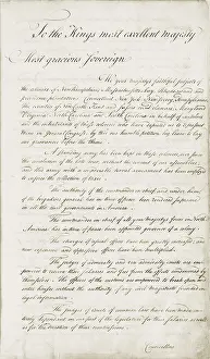 Document Prints: American Revolution, First Continential Congress