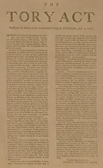 Document Prints: American Revolution, Second Continential Congress