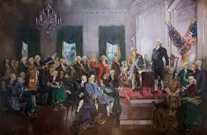 Signer Prints: American Revolution. Signing of the Constitution