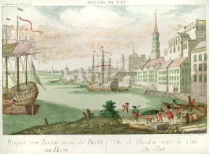 1700s Prints: The American Revolution, Vue de Boston