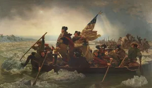 Row Boat Prints: American Revolution. Washington Crossing the Delaware