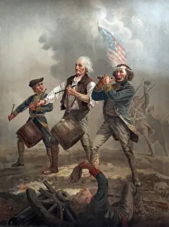 1700s Prints: The American Revolution, Yankee Doodle 1776