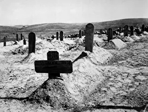 Cross Prints: American soldiers graves in Cuba, c. 1898