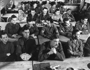 Espionage Prints: American soldiers in an OSS demolition class at Milton Hall