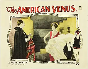 Tiara Prints: AMERICAN VENUS, right: Louise Brooks on lobbycard, 1926