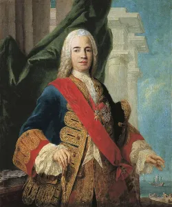 1750 Prints: AMICONI, Jacopo (1682-1752). The Marques de la Ensenada