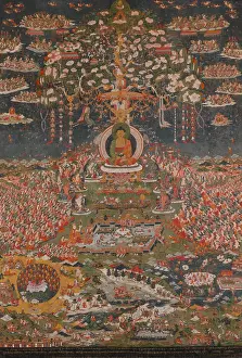 1700s Prints: AMITABHA, THE BUDDHA OF THE WESTERN PURE LAND