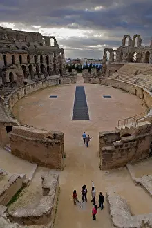Tunisians Prints: Amphitheatre of El Djem. 238. TUNISIA