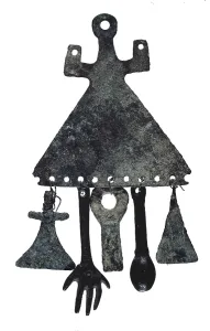 Age Of Metals Art Prints: Amulet. 1500 -1000 BC. From Arca de l'Espina