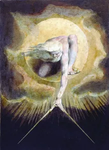 1700s Prints: Ancient of Days from the frontispiece for William Blake's (1757-1827) book Europe: A Prophesy
