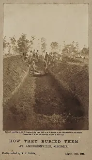 Captured Prints: Andersonville Prison, Georgia, was photographed by A