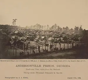 Armies Prints: Andersonville Prison, Georgia, was photographed by A