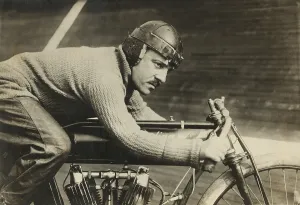 Andre Prints: Andre Grapperon was a French champion motorcyclist in 1913. LC-DIG-ppmsca-19497