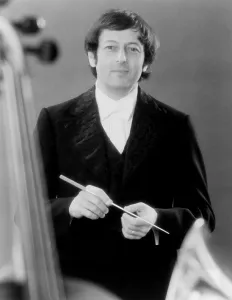 1970s Hairstyles Prints: Andre Previn, shortly after being named director of the Pittsburgh Symphony, 1976