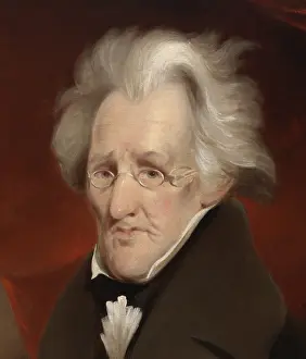 Shoulders Prints: Andrew Jackson, 7th President of the United States, held office from 1829 to 1837
