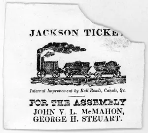 Images Dated 23rd September 2011: Andrew Jackson election ticket
