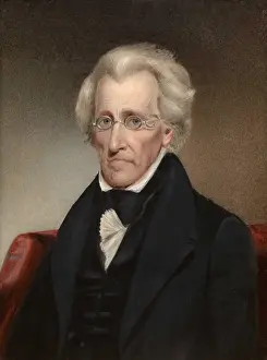 Ivory Prints: ANDREW JACKSON, by James Tooley, Jr. 1840, watercolor on ivory