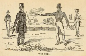 Honor Prints: Andrew Jackson killing Charles Dickenson in a duel