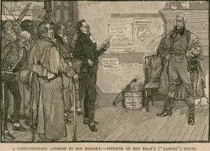 Hotels Prints: Andrew Jackson receives a complimentary address from supporters at Ben Beans Barton House an inn on the National Road