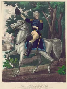 Frontier Prints: Andrew Jackson with the Tennessee forces on the Hickory Grounds Alabama the capital of the Creek Tribes