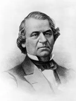 1860s Portrait Prints: Andrew Johnson, 17th President, ca. 1860s. Courtesy: CSU Archives/Everett Collection