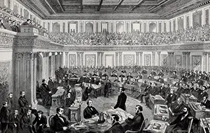 Lawyers Prints: Andrew Johnson's impeachment in the United States Senate