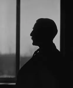 Investigations Prints: Andrew Mellon (1855-1937), secretary of the Treasury, in silhouette portrait
