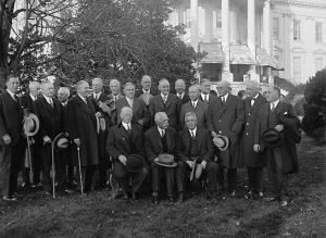 Economic Crisis Prints: Andrew Mellon (1855-1937), Secretary of the Treasury (seated)