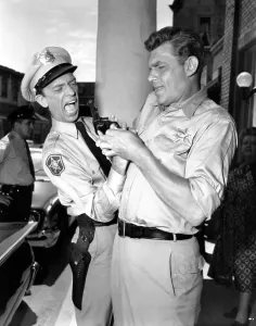 Knotts Prints: THE ANDY GRIFFITH SHOW, from left: Don Knotts, Andy Griffith, 1960-68
