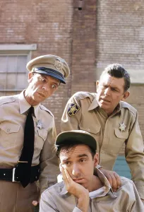 Knotts Prints: THE ANDY GRIFFITH SHOW, from left, Don Knotts, Jim Nabors, Andy Griffith, 1964