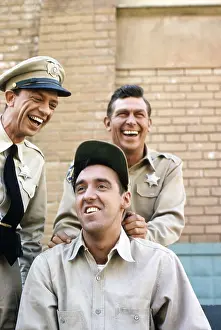 Knotts Prints: THE ANDY GRIFFITH SHOW, from left, Don Knotts, Jim Nabors, Andy Griffith, 1964