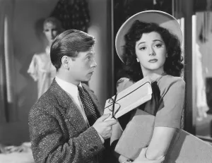 Refusal Prints: ANDY HARD'S PRIVATE SECRETARY, from left: Mickey Rooney, Ann Rutherford, 1941