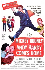 Surprised Prints: ANDY HARDY COMES HOME, US poster