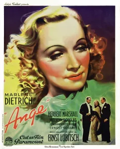 French Poster Prints: ANGEL (aka ANGE), top: Marlene Dietrich