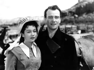 Images Dated 19th April 2013: ANGEL AND THE BADMAN, from left, Gail Russell, John Wayne, 1947