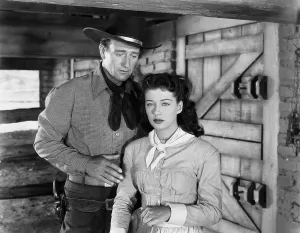 Images Dated 21st June 2014: ANGEL AND THE BADMAN, from left, John Wayne, Gail Russell, 1947