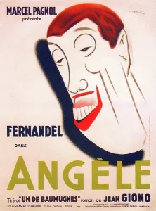 ANGELE, French poster art, Fernandel, 1934